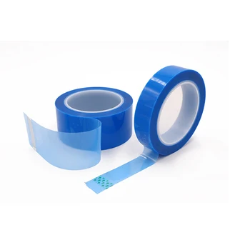 PET Blue protection Tape Strong Sticky Refrigerator Non-marking Air-conditioning Fax Machine Printer  Non-residual Adhesive Tape