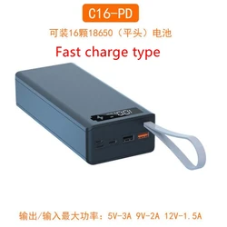 2022 Trending DIY Power Bank Cases High Capacity Fast Charging