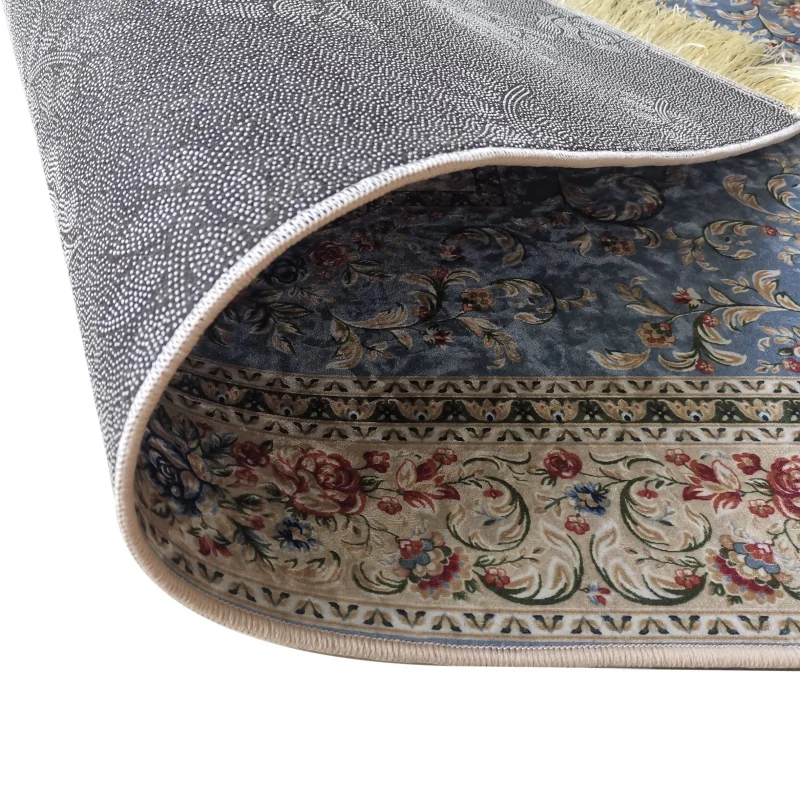 Hochwertiger quadratischer muslimischer Gebetsteppich für Hadsch und Zuhause, rutschfest, 100 % Polyester, 80 x 120 cm, Moschee-Gebetsteppich_voghion.com