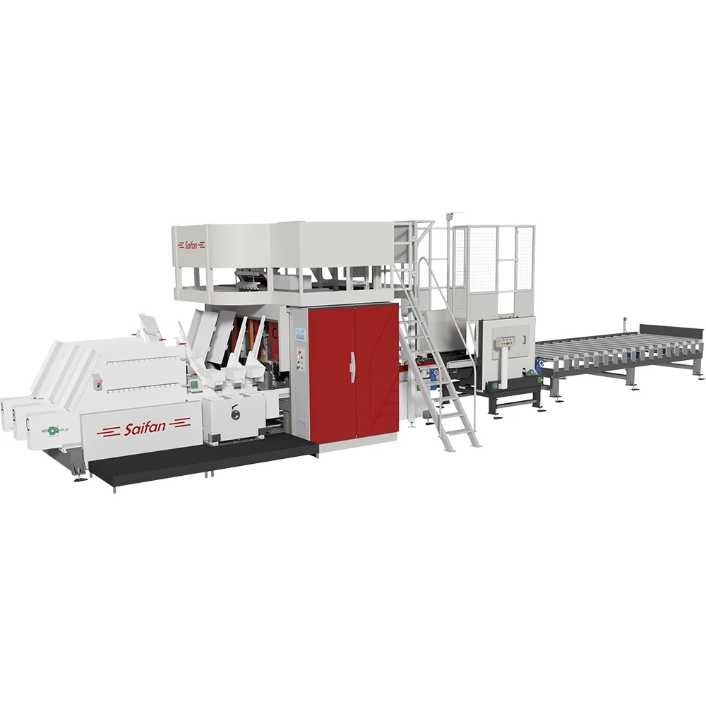 Saifan SF2000 Package Machine Epal Automatic CNC Wooden Pallet Mat Nailing Making Machine