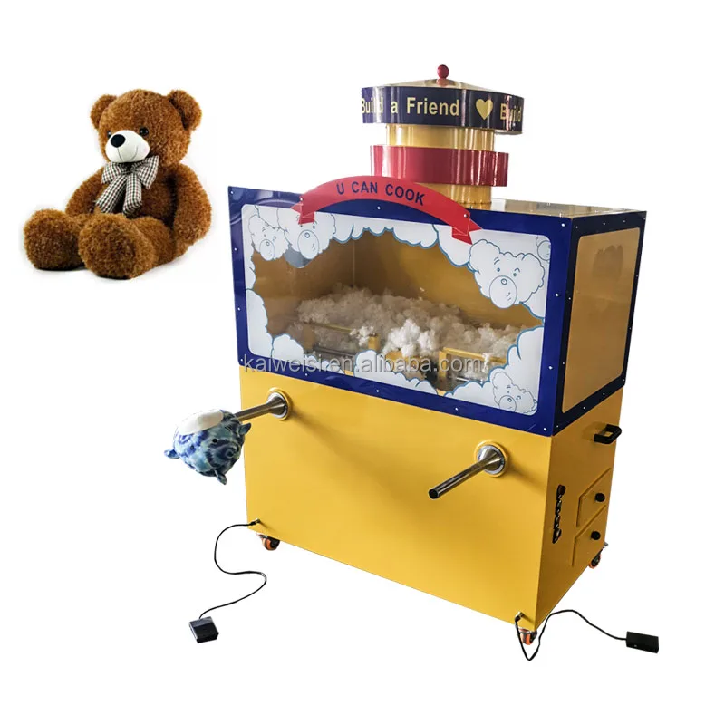 Build a bear animal stuffing machine for child in supermarket and shop Alibaba