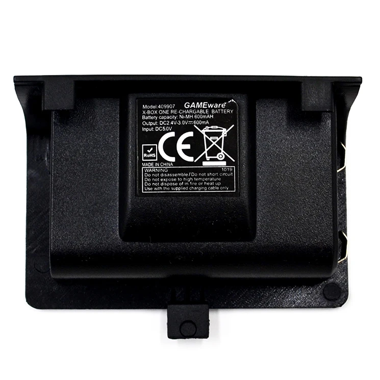 For Xboxes One Controller 1200mAh Handle Battery External with Back Cover for Xboxes One Gamepad Charging Cable