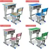 Table et chaises à double pilier pour une personne