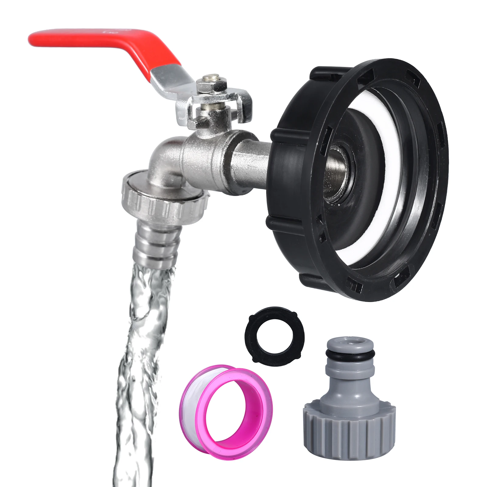 IBC Water Tank Adapte 1 2 3 4 Inch Connector Replace Valve Fitting ibc-water-tank-adapte-1-2-3-4-inch-connector-replace-valve-fitting