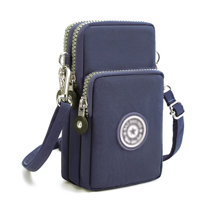 Phone Small Crossbody Bags Customized Cell  Shoulder Pocket Wallet Pouch Mini Mobile Phone Messenger Crossbody Bag for Ladies