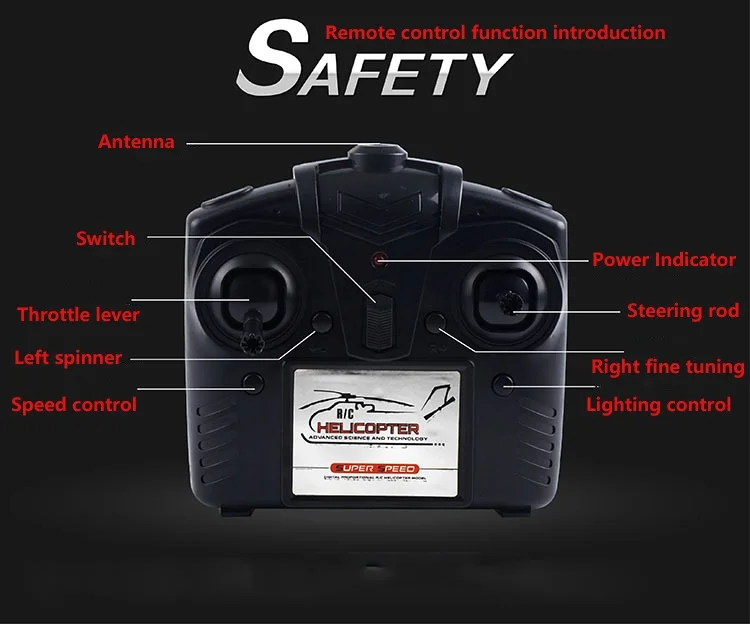 Wholesale 3.5ch Alloy Large Scale Model Aircraft Hover 89cm Big Flying