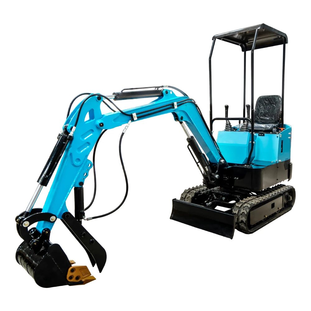 China Made HT10 HT15  Electric Micro Mini Excavator Garden Mini Excavator for Sale