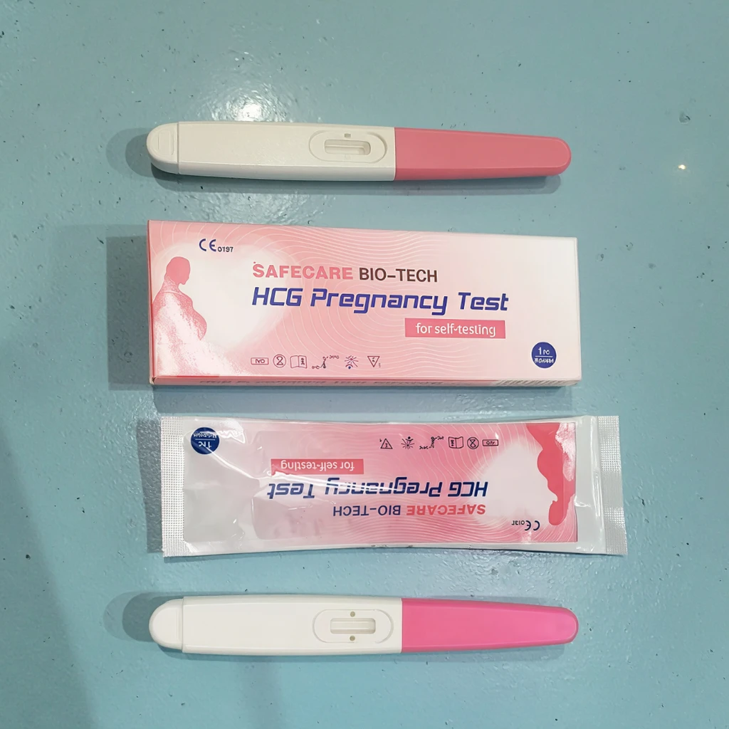 Highly Accurate Pregnancy Rapid Test Kit for Early Detection 99% Reliable Multipack Pathological Analysis Equipment Model HCG