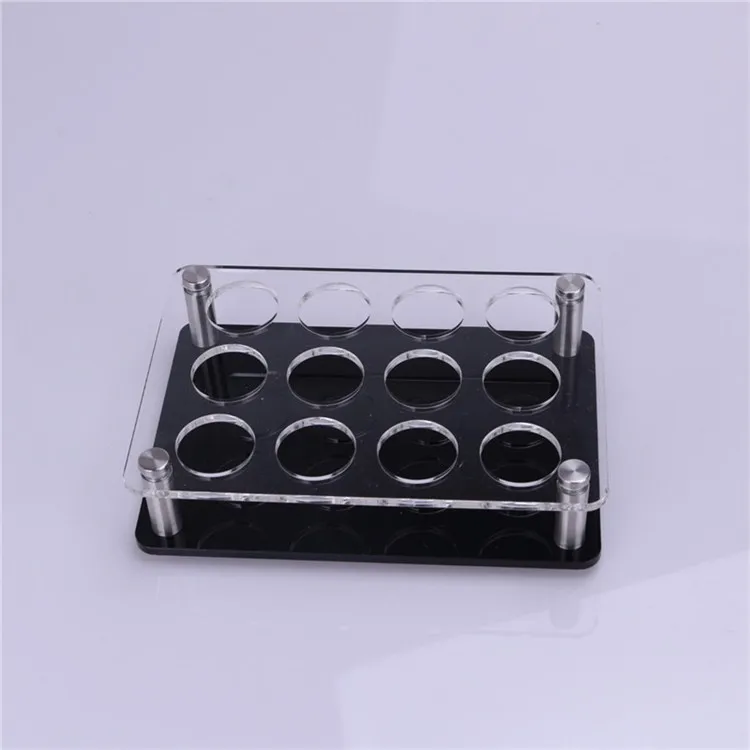 Acrylic Liquor Bullet Cup Holder Bar KTV Spirit Cup Frame Round Hole Wine Cup Holder Foreign Drink Display Stand