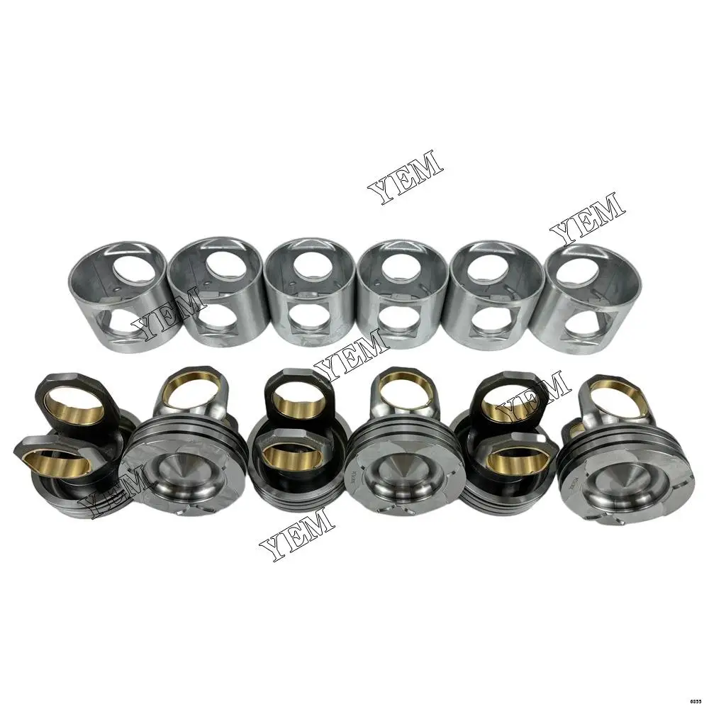 N14 Engine Piston Kit With Piston Pin 3803741 4059302 3087634 for Engine Parts