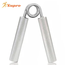 Supro Exercise Gripper Strengthener Hand Grip Finger Fitness Gym Equipment Exerciser Trainer Strengthener Stainless Hand Grip