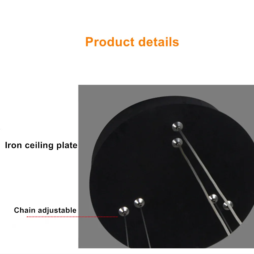 Double Sided Luminescence Minimalist Led Crystal Chandelier Pendant Light Living Room