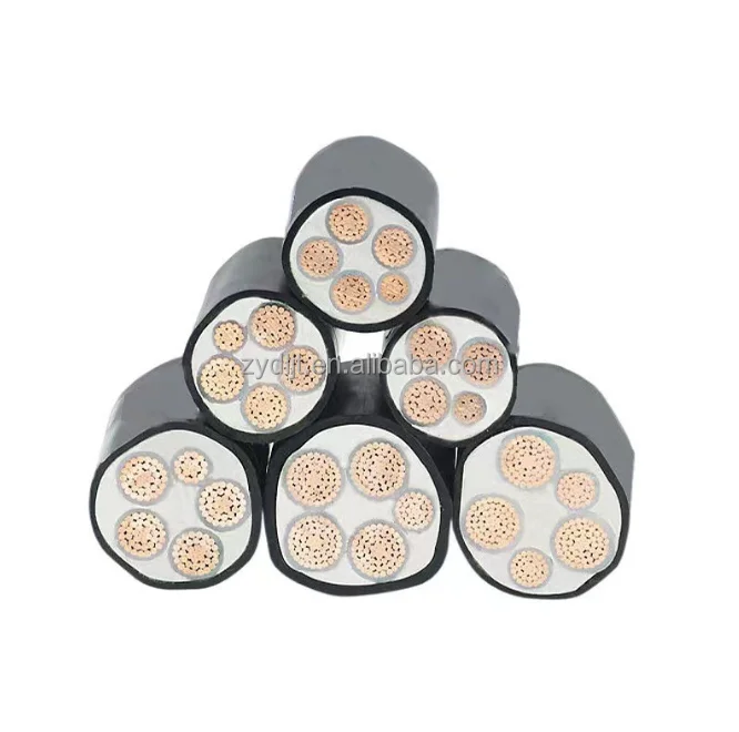 NYY/XLPE/R2V/YJV XLPE cobre puro Condductor XLPE isolamento PVC bainha duro cabo de alimentação