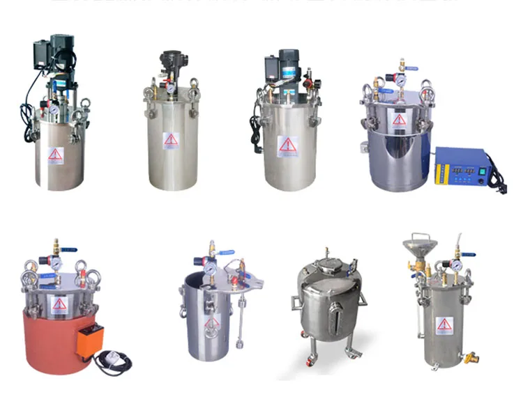 20l Pressure Vessel Stainless Steel Tank With Motor Automatic Mixing ...