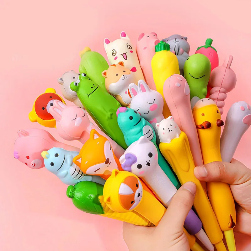 Squishies Cute Bear Animal Pencil Toppers Pencil Grips Holder Kawaii Slow  Rising Stress Relief Squeeze Toy Pens Topper - Buy Pens Topper,Squishy Pencil  Topper,Squishy Grips Product on 