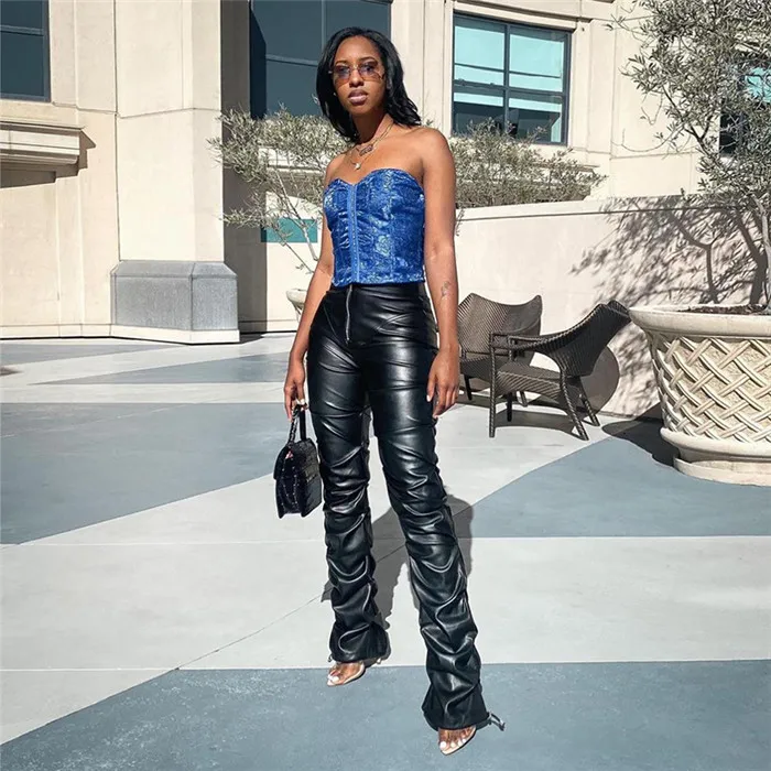 Stacked Pants,Xs Women Clothing 