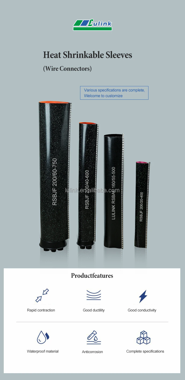 Rsbjf Heat Shrink Sleeve Telephone Cable Joints Closure Buy Raychem