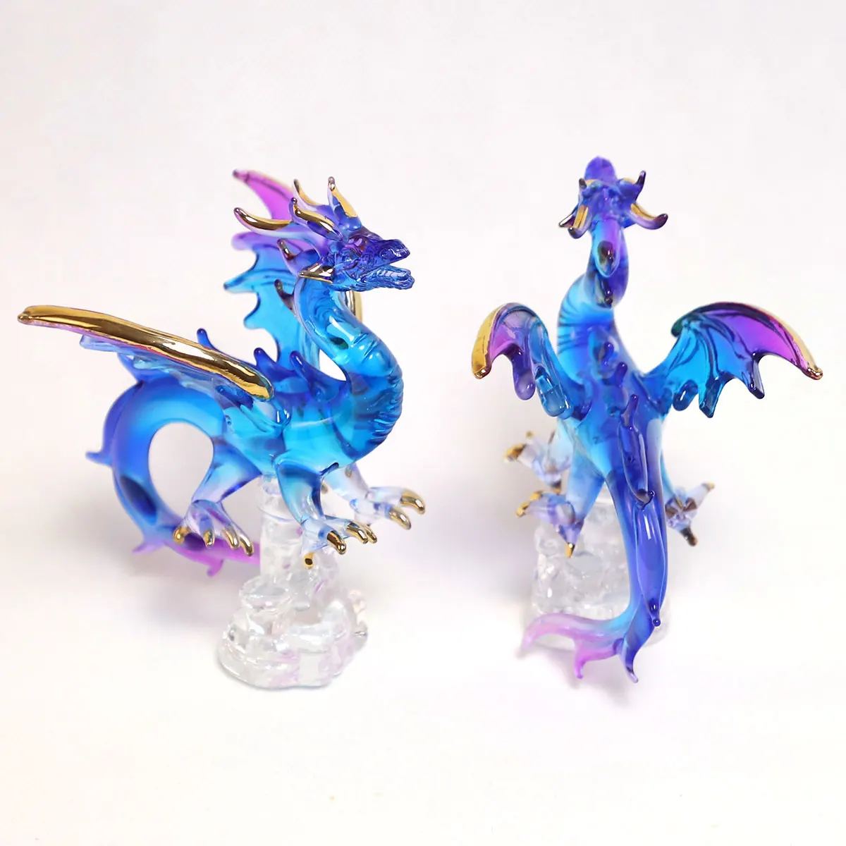 Chinese Style Magic Dragon Model Glass Ornaments Spring Festival Indoor Party Decoration Factory Direct Sell Cheap