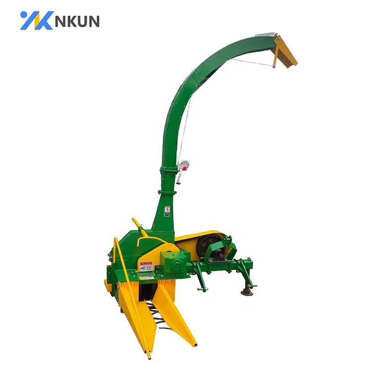 Tractor Pto Drive One Row Mini Corn Rear Side Silage Harvester Machine