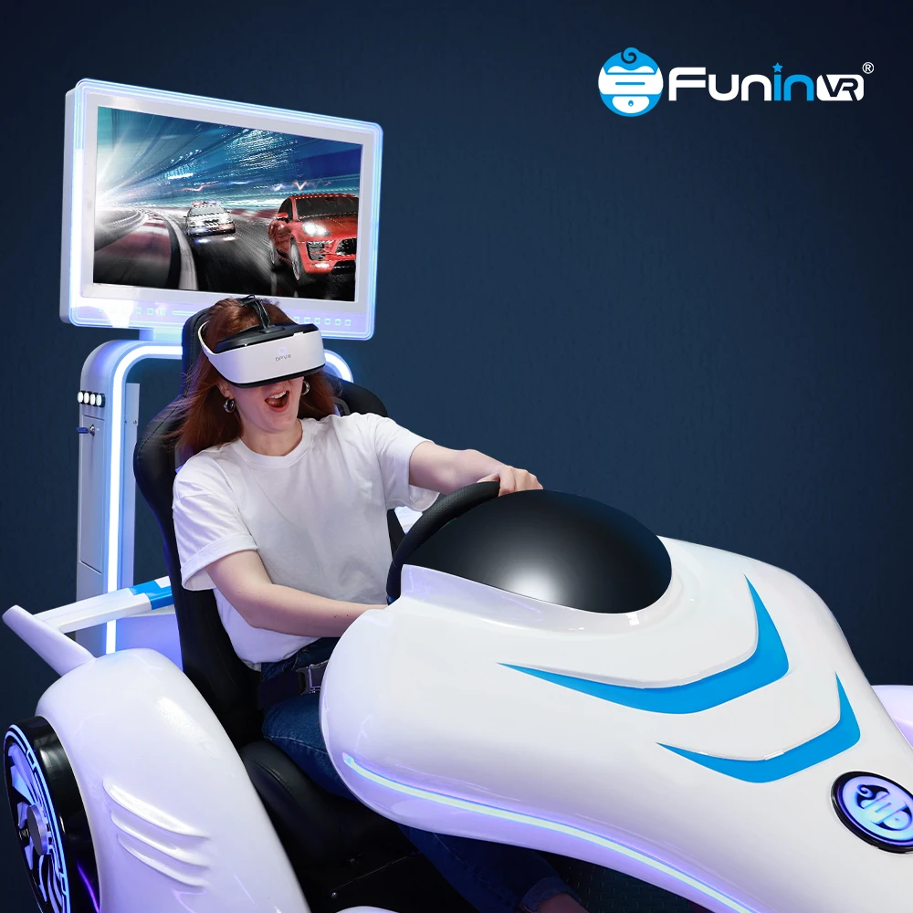 Two Player VR Karting Racing Virtual Reality Game for Kids in Game Center