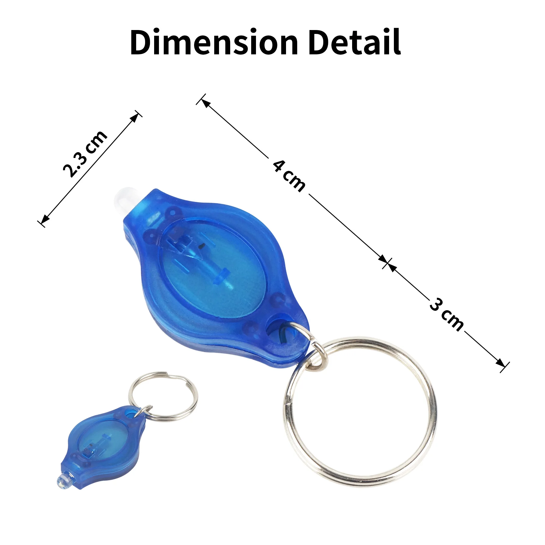 Hot Mini Torch Light Led Flashing Cruise Tether Keychain Mini Led Light