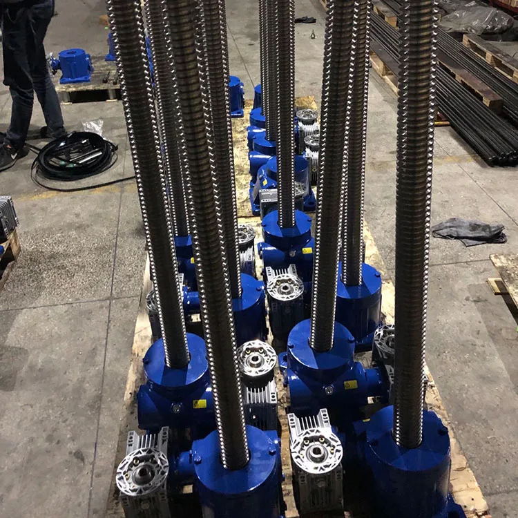 Customized SWL100 Worm Gear Ball Screw Linear Actuators Systems Manual Lifting Jacks Electric Lift Screw Jack