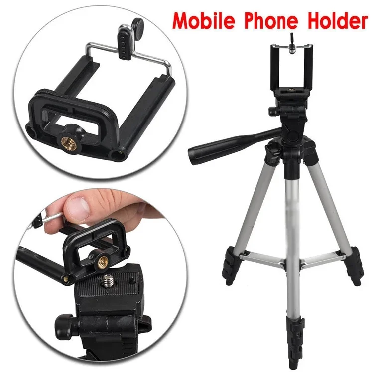3110 Universal Adjustable Tripod Stand Mount Holder Clip for