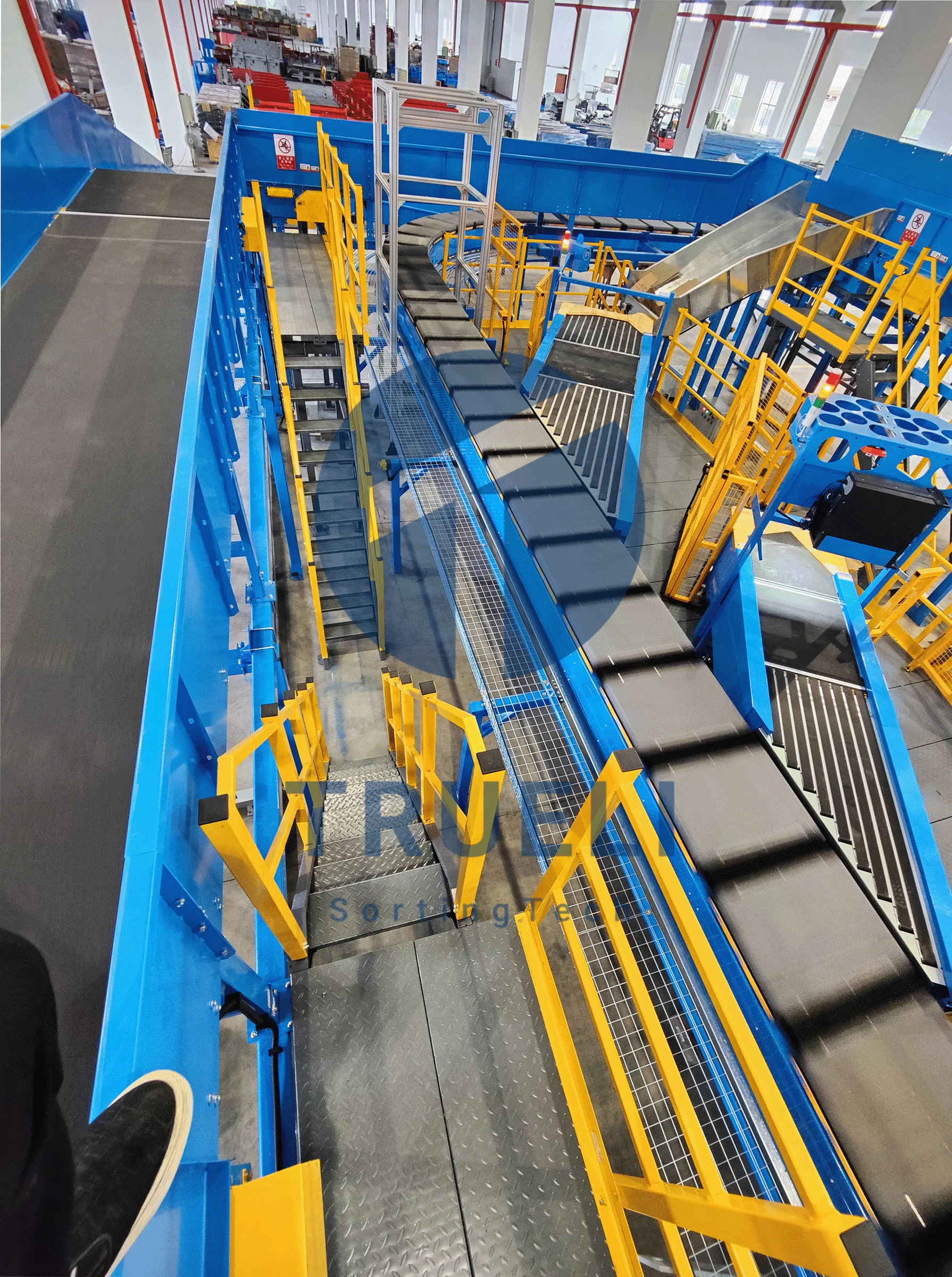 Truelisort Parcel Sorting Precision Engineered Loop Cross Belt Sorter ...