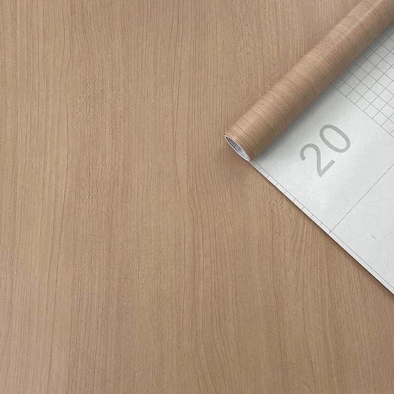 Сильный клей ПВХ самоклеящаяся декоративная деревянная пленка фольга