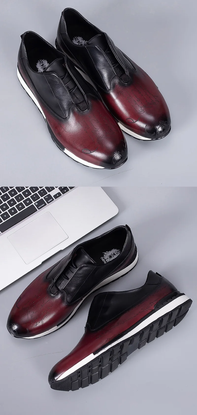 Genuine Leather Men's Shoes Spring And Autumn Tide Shoes 2023 New