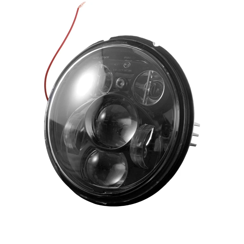 Черная светодиодная фара с подсветкой для V-espa LXV