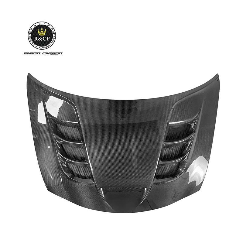 Viper Style Carbon Fiber Engine Hood For Dodge Charger 2015-2024