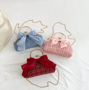 Solid Color Candy Gift Bag Luxury Candy Handbags Bag Mini Cosmetics Storage Bag