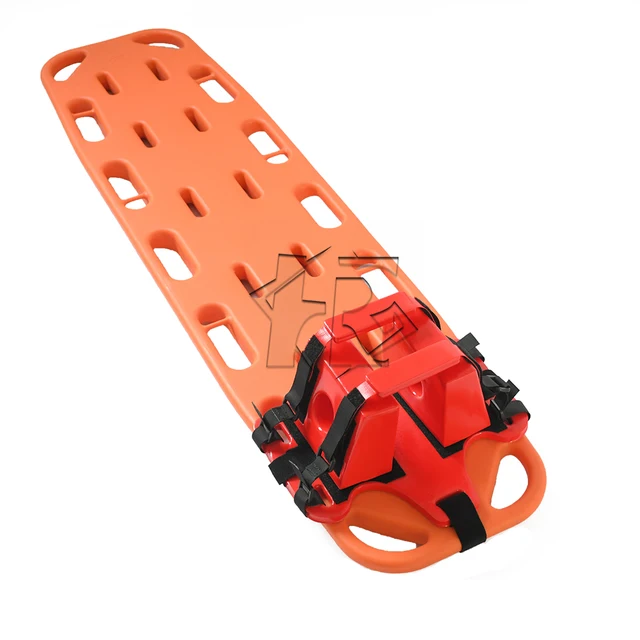 Spine Board Head Block Head Immobilizer for Emergency Rescue Spine Board Stretcher
