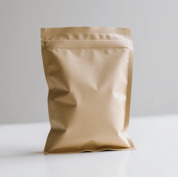 Customizable Biodegradable Recycling Upright Bag for Dry Food Packaging, Herbs and Spices Zipper Lock Polyester Film Bag