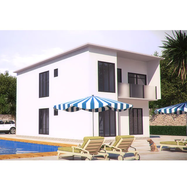 2025 for Econel Eco-Friendly Modular Homes Concrete Flat Roof New Tech House Designs Bathroom Supermarket Office Building Gym Di