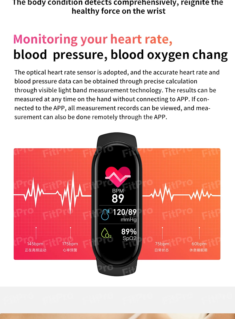 New M6 Smart Band smartband Watch Bracelet Wristband Fitness Tracker Blood Pressure Heart Rate BP Monitor Waterproof smart watch