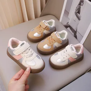 Wholesale Fashionable Flat Sneakers Suitable for All Seasons Casual Boys Girls Board Shoes Kids' Sport Shoes Outdoor