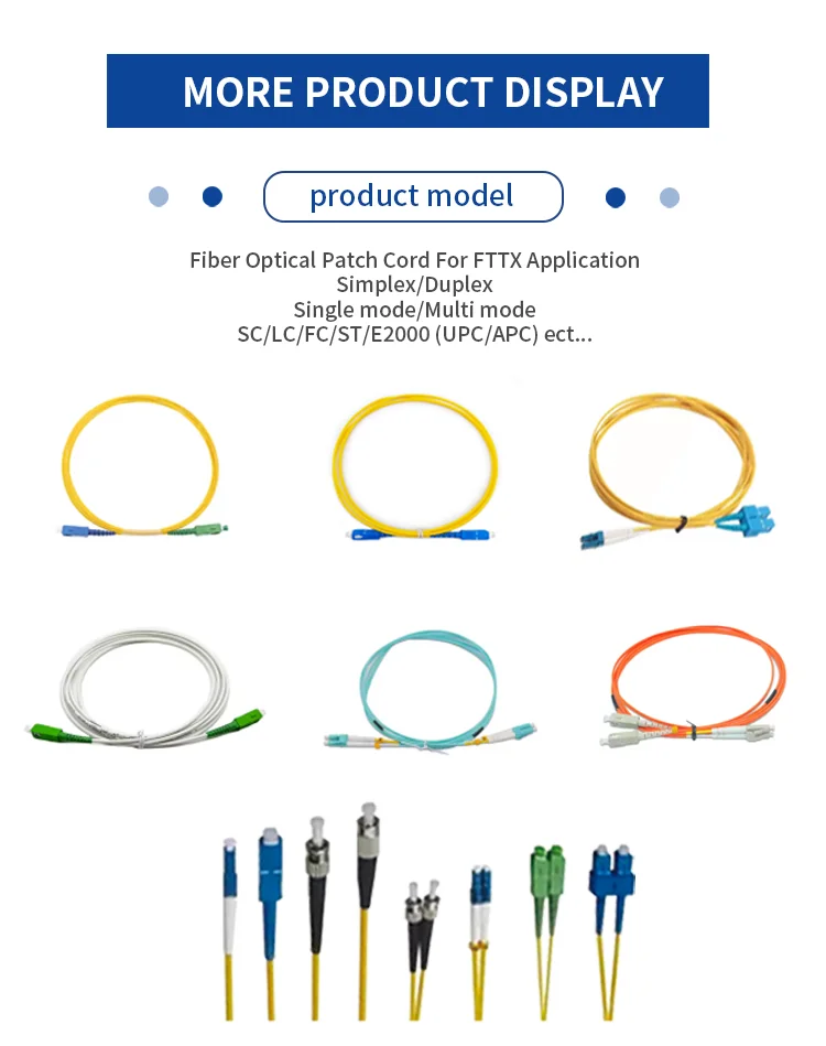 2mm Multifiber Fiber Optic Patch Cord Price Pigtails Lc Lc 100 Mtr (OM4 ...