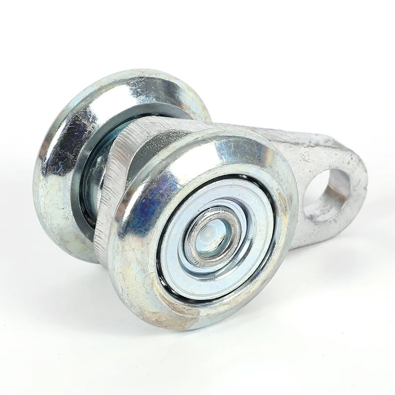 Two-Wheeled Sliding Gate Roller Lifting Ring Wheel for Greenhouse & Agricultural Pulley Solid Wheel Door & Window Roller
