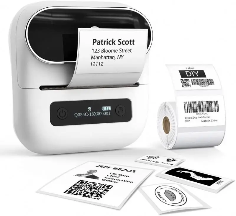 Mini Printer Phomemo M220 Labels 80mm Label Printing Machine Sticker Imprimante Thermal Barcode Printer