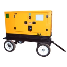 50kva  Mobile Diesel Electricity Generators with trailer 30kw 50kw 80kw 100kW 125kva 200kw trailers for generators