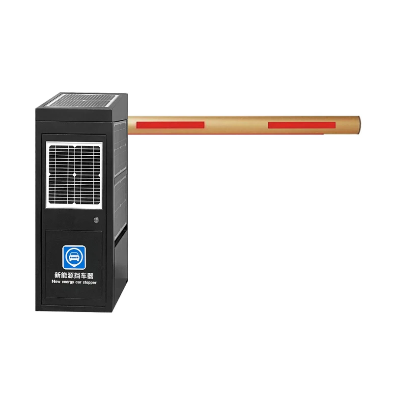 Outdoor Ce Approved Long Remote Control Distance Solar Powered Parking Barrier Gate