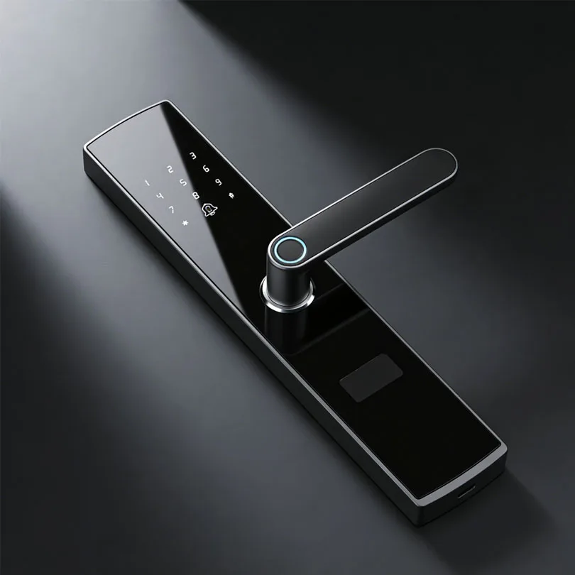 Inteligentny zamek do drzwi wysokiej jakości z wykorzystaniem stopu aluminium i odcisków palców oraz hasła zapewniający bezpieczeństwo i długotrwałą eksploatację – Kaisstar