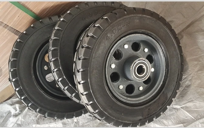 16 Inch 16x2 Heavy Duty Rubber Wheel Chocks Solid Trailer Wheel Solid ...