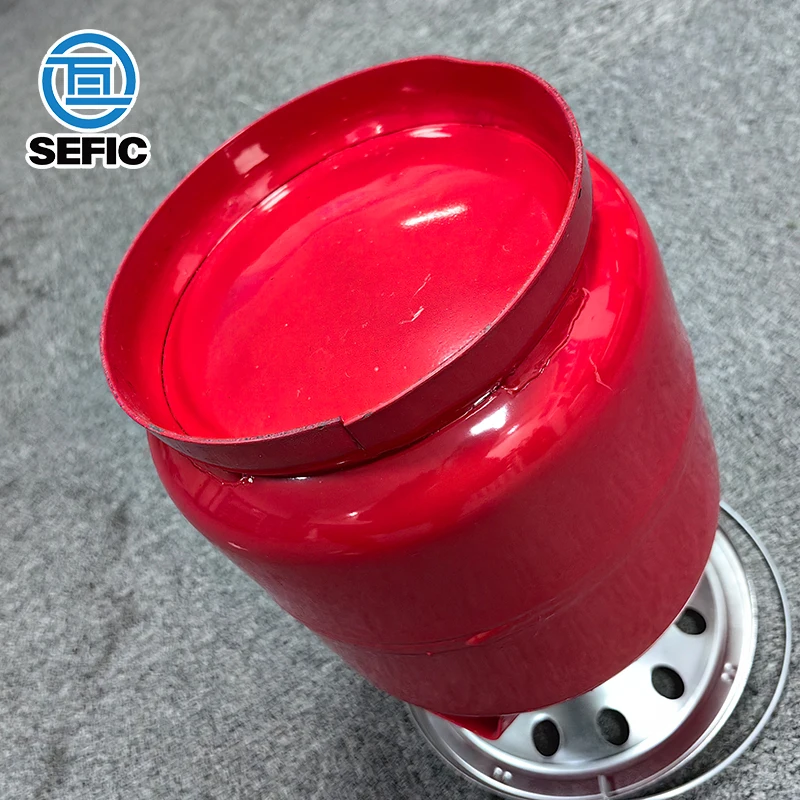 Customized Colored Logo Print Single Burner Lpg Gas Stove for 3kg Cylinder Portable for Camping