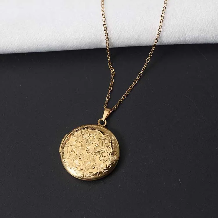 Round Locket Necklace