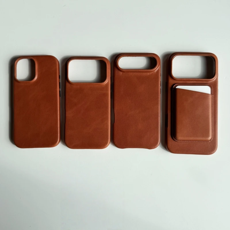 Luxurious Oil Wax Leather Case for iPhone  17 Pro Max - Image 2