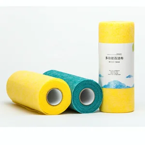 Korean Kitchen Wipes Roll Eco-Friendly Reusable PP Cleaning Cloth for Floor Dish Glass Car Wash