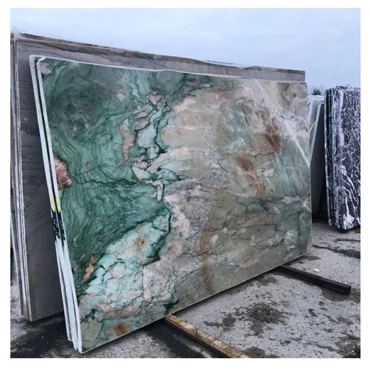 Luxury Project Stone Decoration Verde Gaultier Quartzite Marble Green Quartzite
